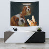 Cavalier King Charles Spaniel Print Tapestry-Free Shipping