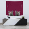 Chartreux Cat Print Tapestry-Free Shipping