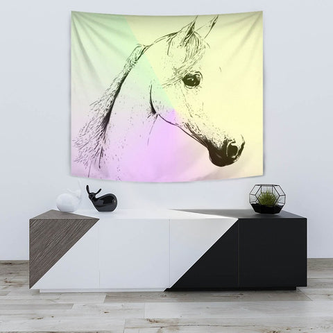 Arabian Horse Print Tapestry-Free Shipping