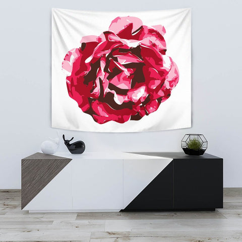 Rose Flower Art Print Tapestry-Free Shipping