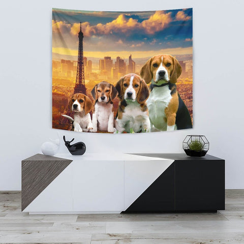 Lovely Beagle Dog Print Tapestry-Free Shipping