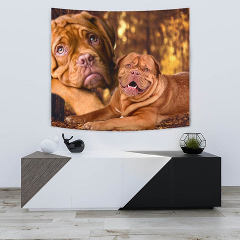 Dogue De Bordeaux Print Tapestry-Free Shipping