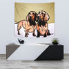 Dachshund Dog Print Tapestry-Free Shipping