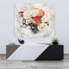 Rose Flower Watercolor Art Print Tapestry-Free Shipping