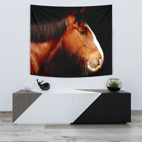 Shire Horse Print Tapestry-Free Shipping