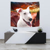 Cute Bull Terrier Print Tapestry-Free Shipping