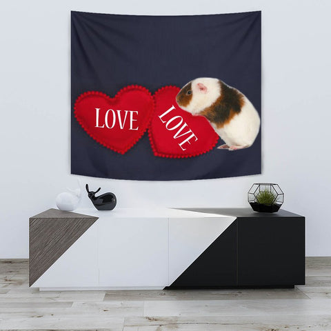 Teddy guinea pig Print Tapestry-Free Shipping