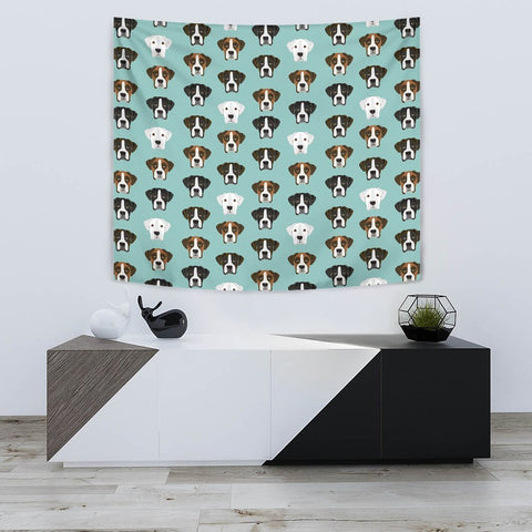 Boxer Dog Pattern Print Tapestry-Free Shipping