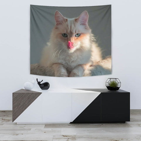 Cute Birman Cat Print Tapestry-Free Shipping