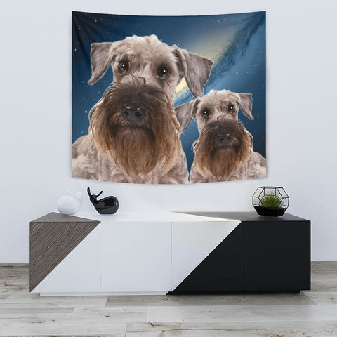 Cesky Terrier Dog Print Tapestry-Free Shipping