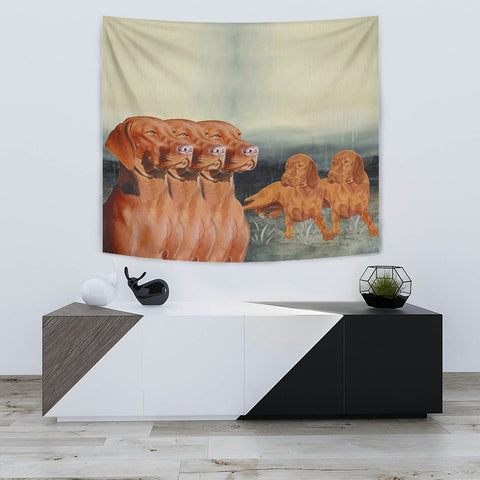 Vizsla Dogs Print Tapestry-Free Shipping