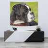 Boxer Dog Dotted Art Print Tapestry-Free Shipping