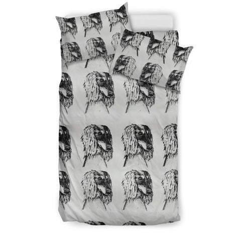 Cute Saluki Dog Sketch Print Bedding Set-Free Shipping