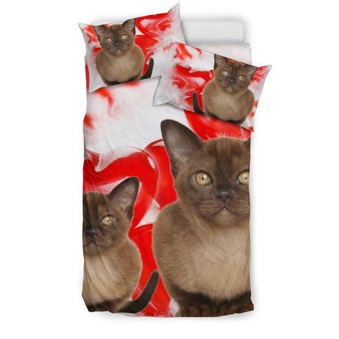 Burmese Cat Print Bedding Set- Free Shipping