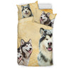 Alaskan Malamute Print Bedding Set- Free Shipping