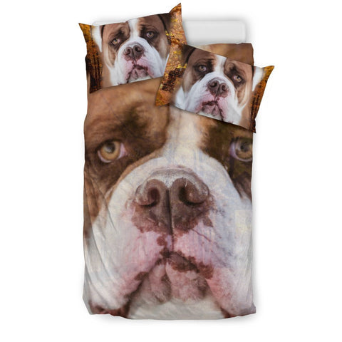 Bulldog Print Bedding Set- Free Shipping