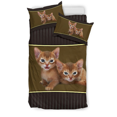 Cute Abyssinian Cat Print Bedding Set-Free Shipping