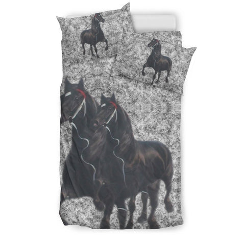 Percheron Horse Print Bedding Set-Free Shipping