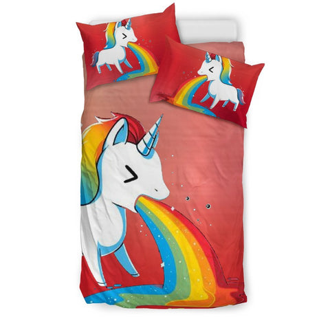 Rainbow Unicorn Print Bedding Sets-Free Shipping
