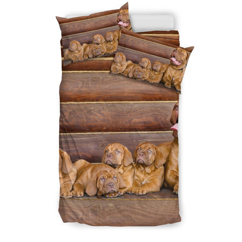 Bordeaux Mastiff Print Bedding Set- Free Shipping