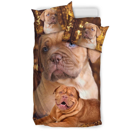 Dogue De Bordeaux Print Bedding Set- Free Shipping