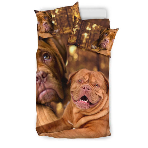 Cute Bordeaux Mastiff Print Bedding Set- Free Shipping