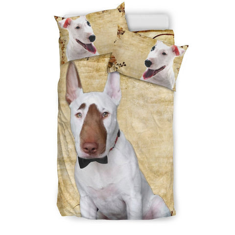 Bull Terrier Dog Print Bedding Set- Free Shipping