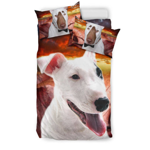 Cute Bull Terrier Print Bedding Set- Free Shipping