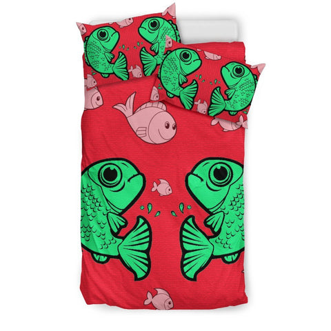 Cute Fish Print Bedding Sets-Free Shipping