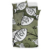 White Fish Print Bedding Sets-Free Shipping