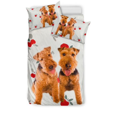 Cute Welsh Terrier Dog Print Bedding Sets-Free Shipping