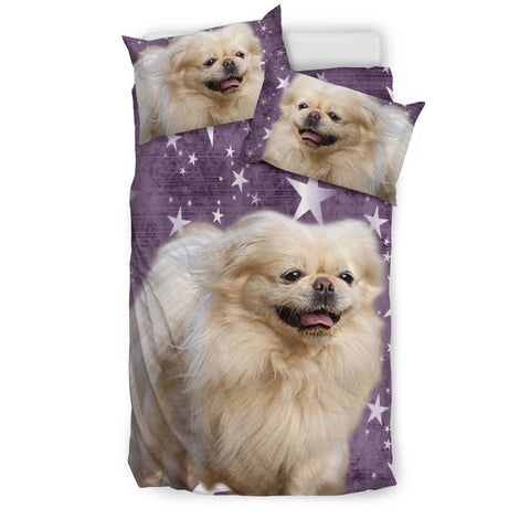 Cute Pekingese Dog Print Bedding Set- Free Shipping