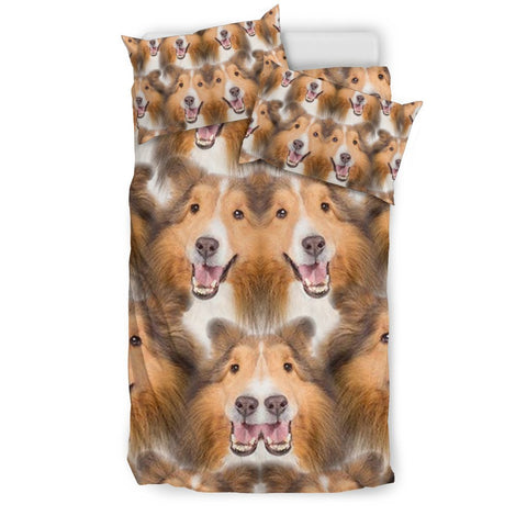 Shetland Sheepdog In Lots Print Bedding Sets-Free Shipping