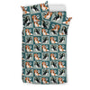 Cavalier King Charles Spaniel Pattern Print Bedding Set-Free Shipping