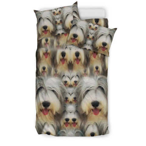 Bearded Collie In Lots Print Bedding Sets-Free Shipping