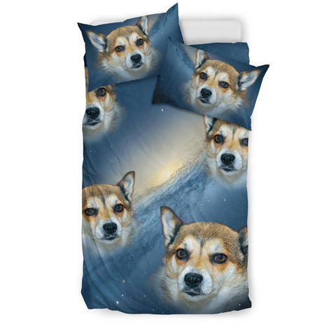 Norwegian Lundehund Print Bedding Set- Free Shipping