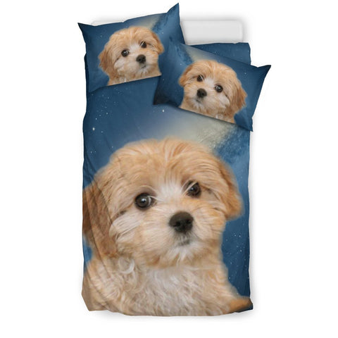 Cavapoo Dog Print Bedding Set- Free Shipping