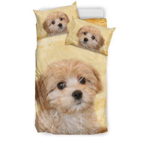 Cute Cavapoo Dog Print Bedding Set- Free Shipping