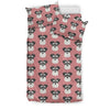 Miniature Schnauzer Print Pink Bedding Set-Free Shipping