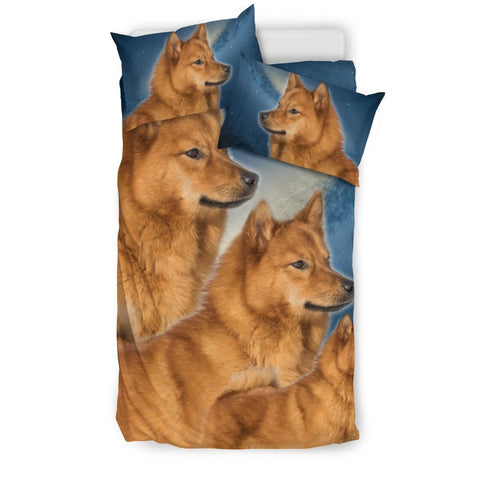 Cute Finnish Spitz Print Bedding Set- Free Shipping