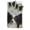 Papillon Dog Print Bedding Sets-Free Shipping