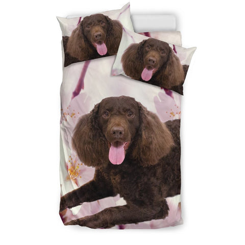 American Water Spaniel Print Bedding Set- Free Shipping