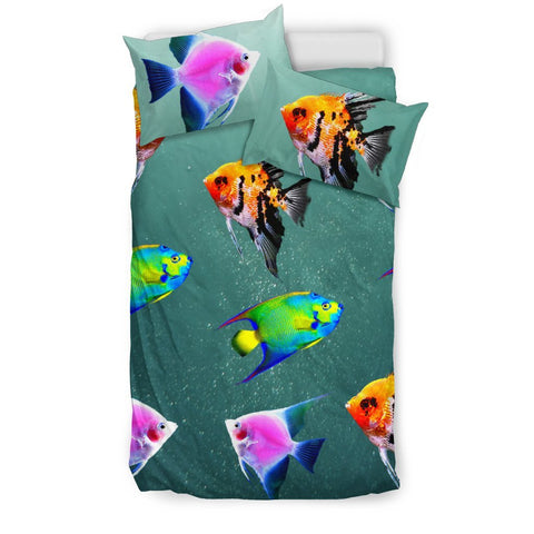 Colorful AngelFish Print Bedding Set-Free Shipping