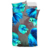 Siamese Fighting Fish (Betta Fish) Print Bedding Set-Free Shipping