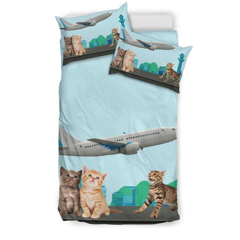 Cute Cats Print Bedding Sets-Free Shipping