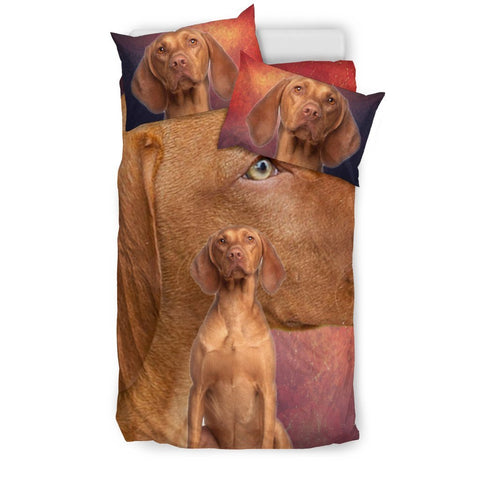 Cute Vizsla Dog Print Bedding Set- Free Shipping