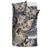 American Bobtail Cat Print Bedding Set- Free Shipping