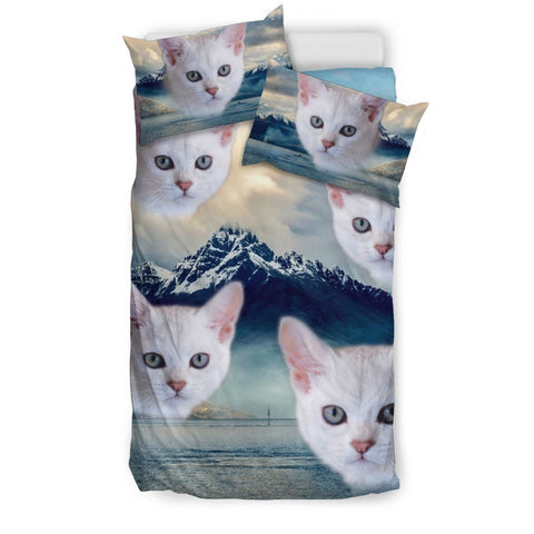 Burmilla Cat Print Bedding Set- Free Shipping