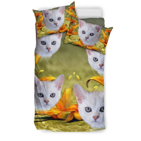 Cute Burmilla Cat Print Bedding Set- Free Shipping