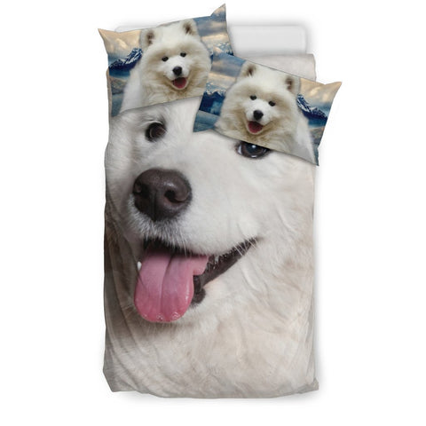 Cute Samoyed Dog Print Bedding Set- Free Shipping